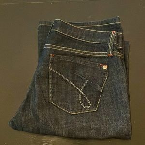 James jeans dark wash bootcut jeans, size 27. Great condition